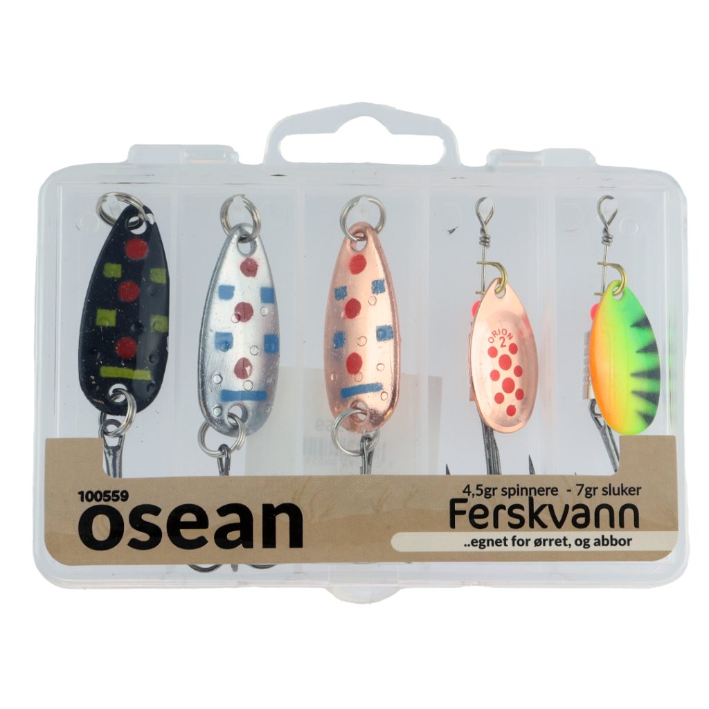 Osean sluksett ferskvann 7g/#2 m/boks