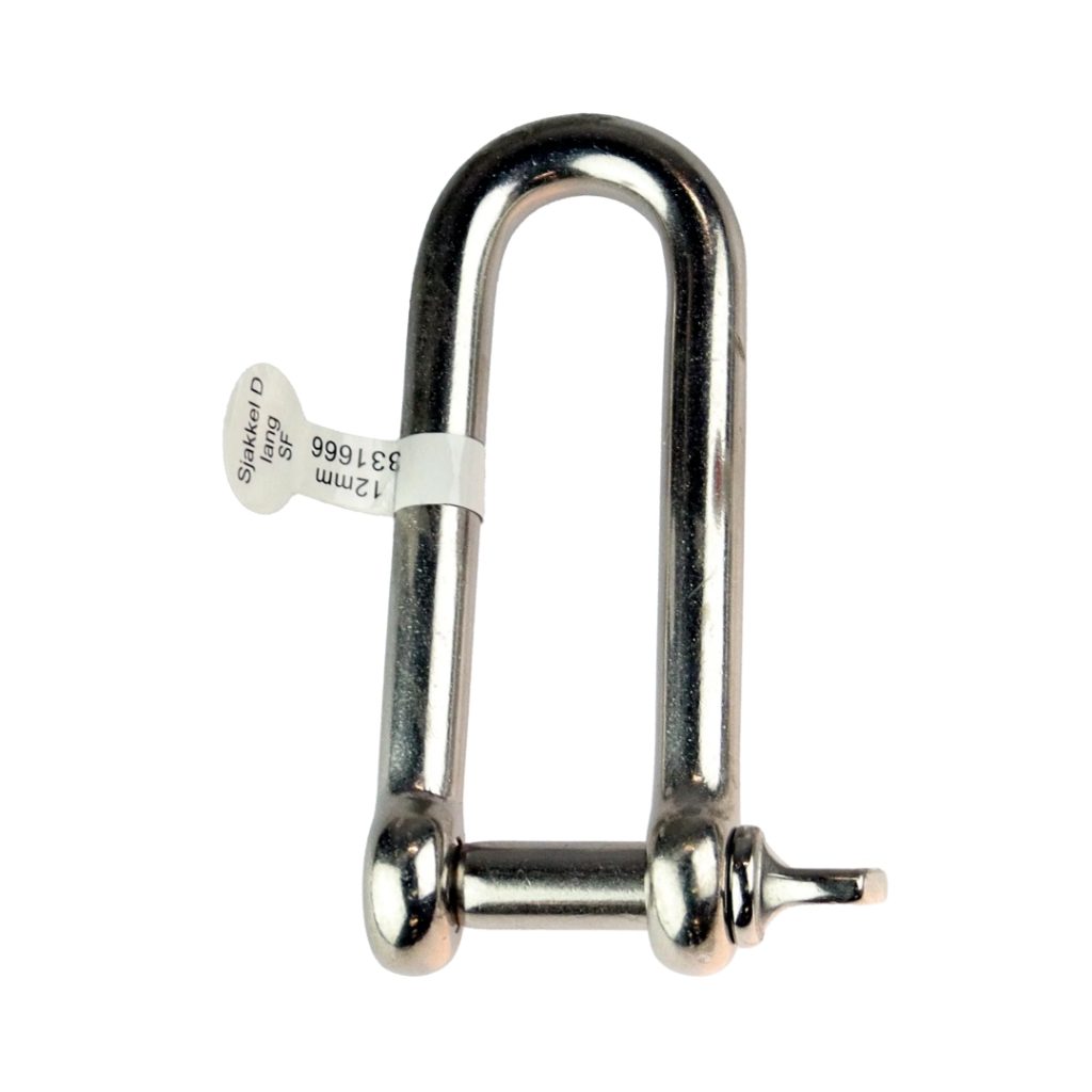 Sjakkel d lang12mm 1/2 sf316
