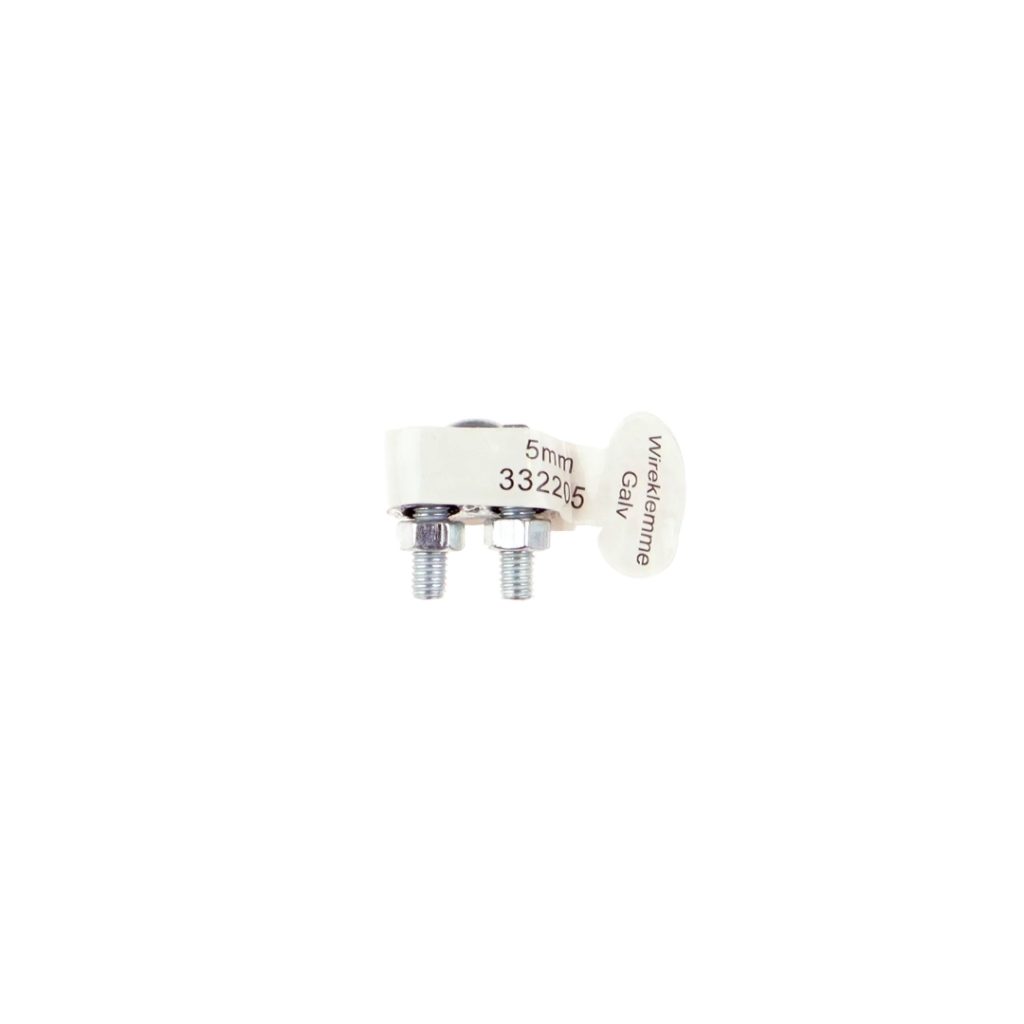 Wireklemme galv 3/16 5,0mm