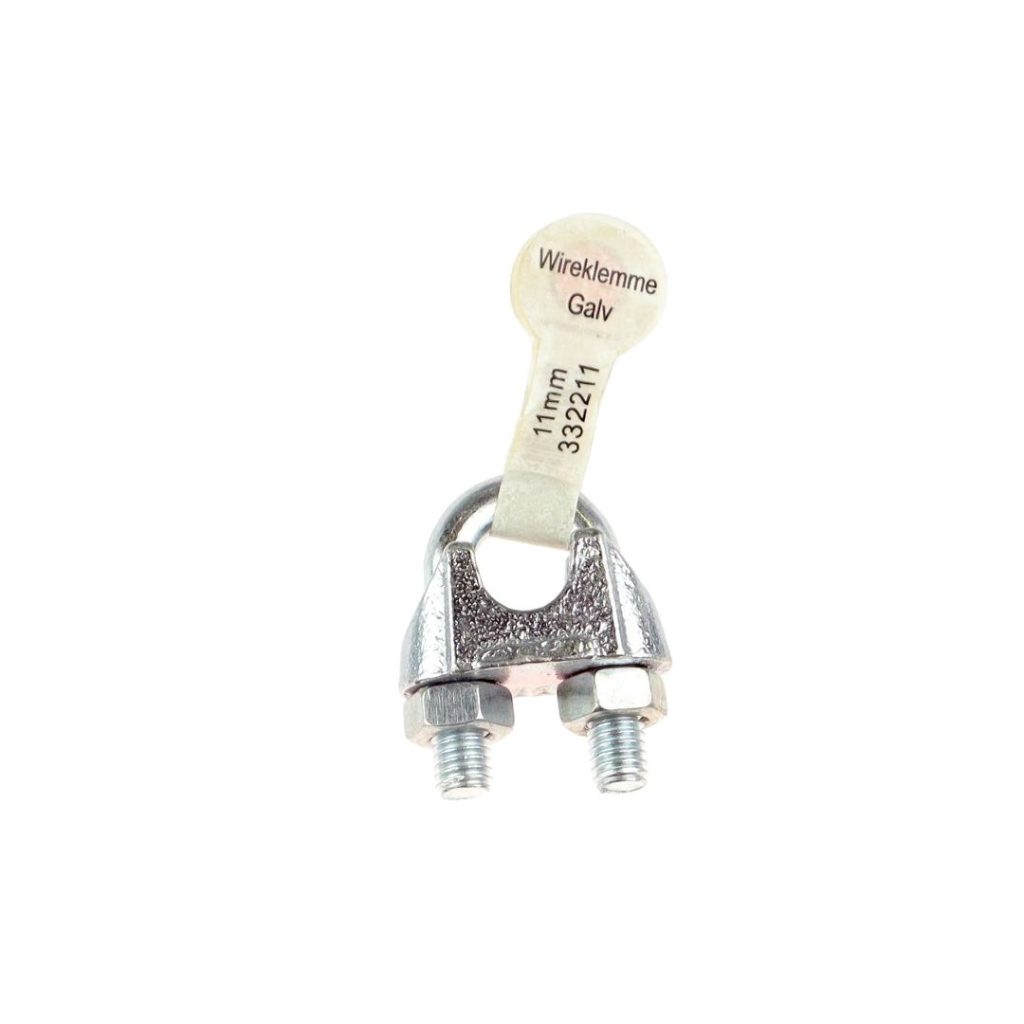 Wireklemme galv 7/16 11mm