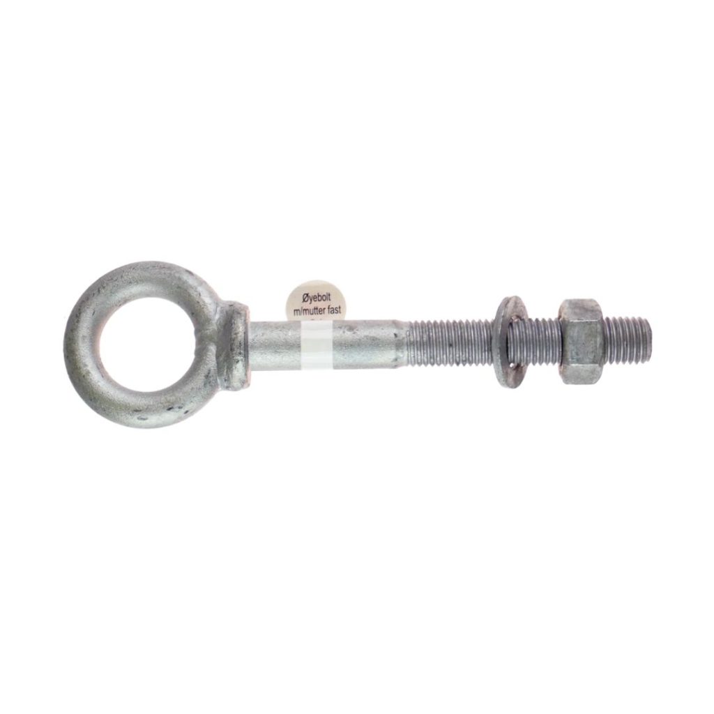 Øyebolt m/mutter fast 16x125mm