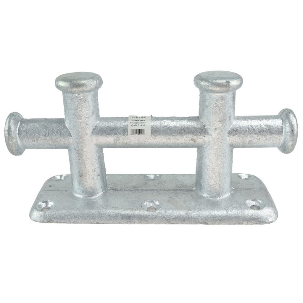 Bryggepuller dobbel 235x90mm varmgalv.