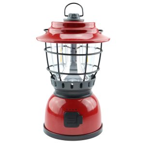 Osean oppladbar campinglykt rød/svart