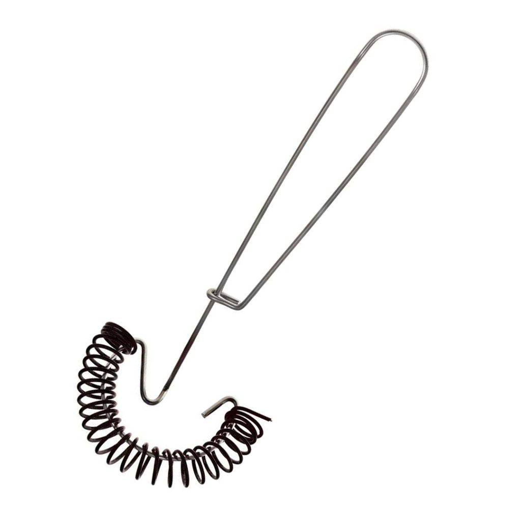 Spiralvisp 24 cm med silikonbelegg