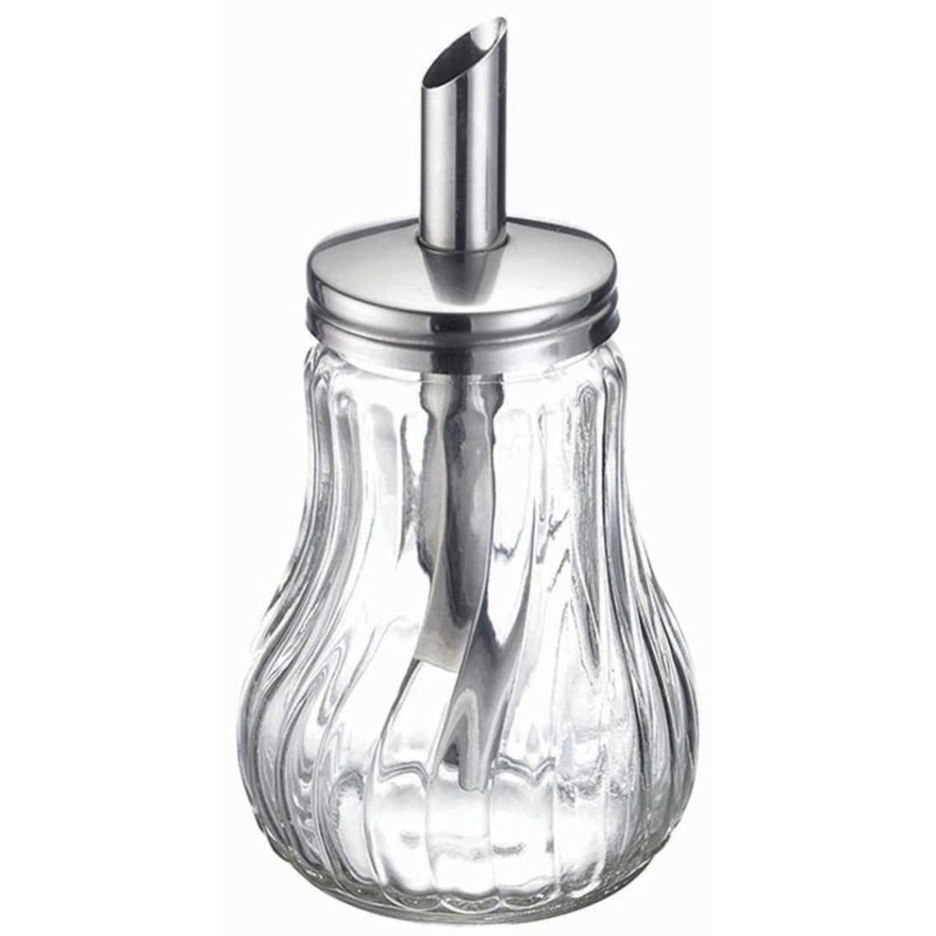 Aanonsen sukkerdoserer 13 cm i glass