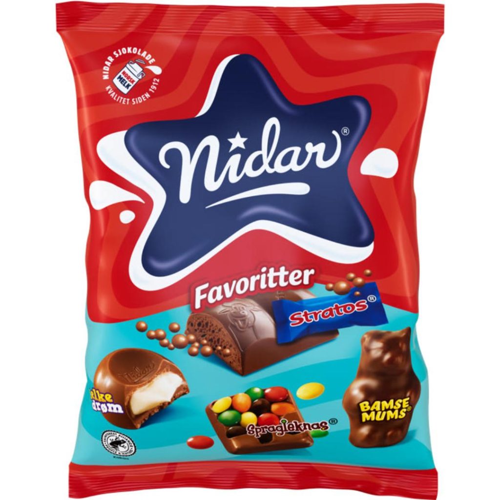 Nidar favoritter stratos 200g