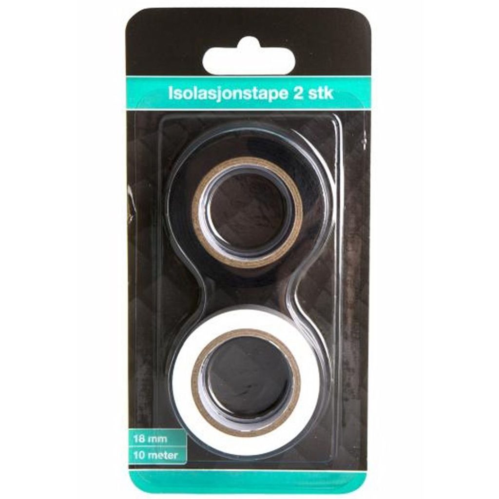 Pigment isolasjonstape 2 pk 18 mm 10 m s