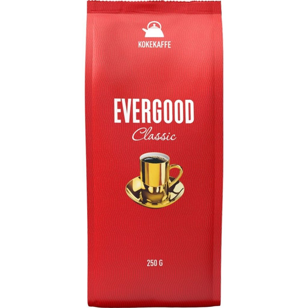Evergood kaffe 250g kokmalt