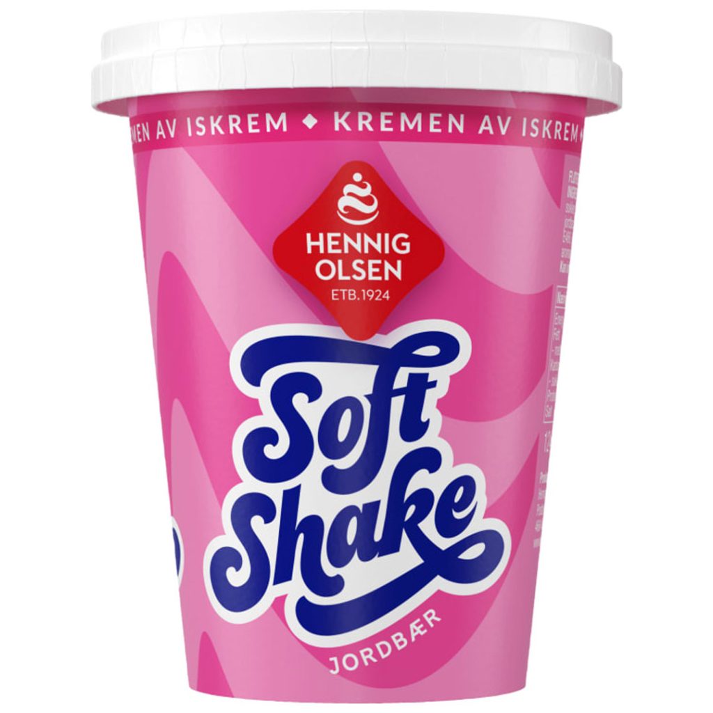 Soft shake jordbæris  210ml