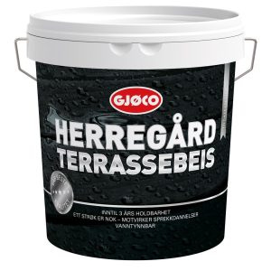 Herregård vann terrassebeis base oksyd