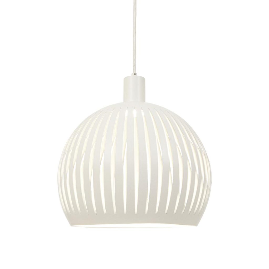 Grafika taklampe 30cm hvit gu10 bredstrå