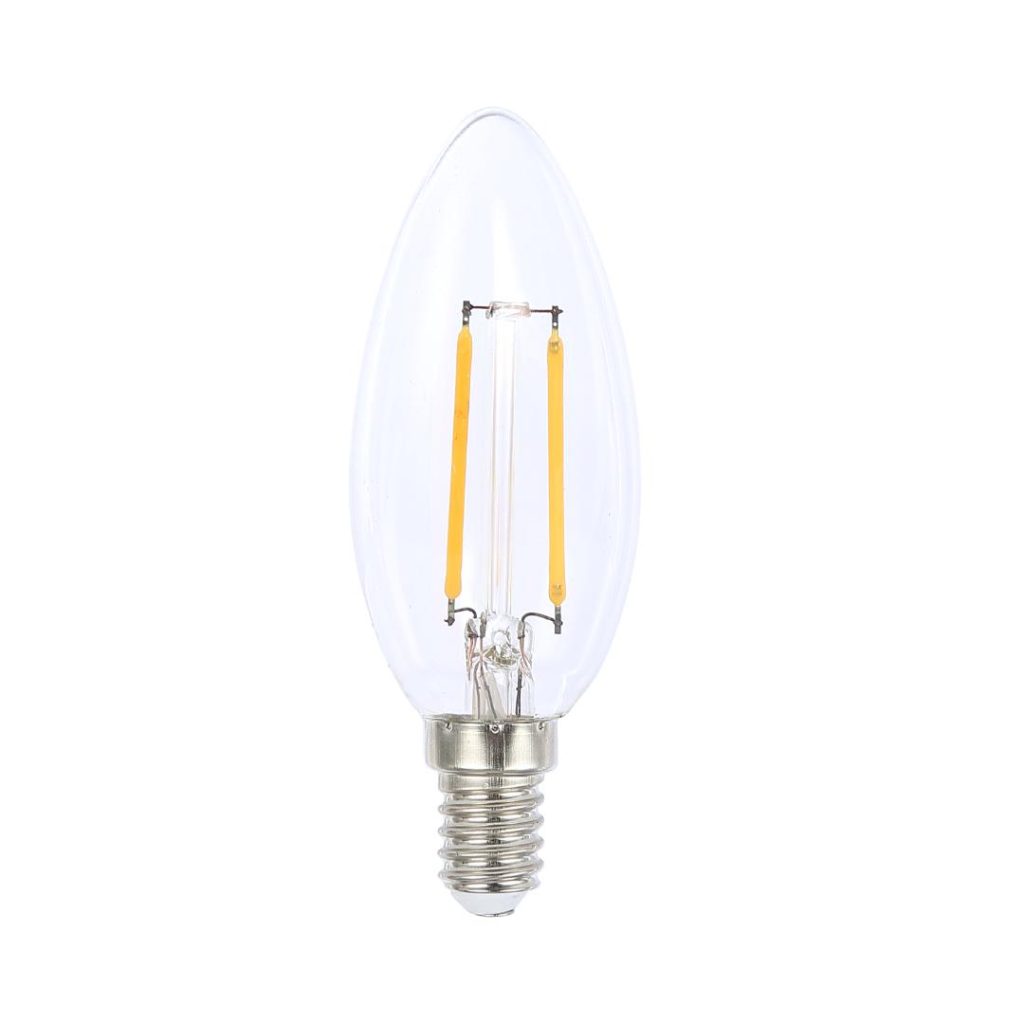 Aneta mignon 2w led filament e14, klar