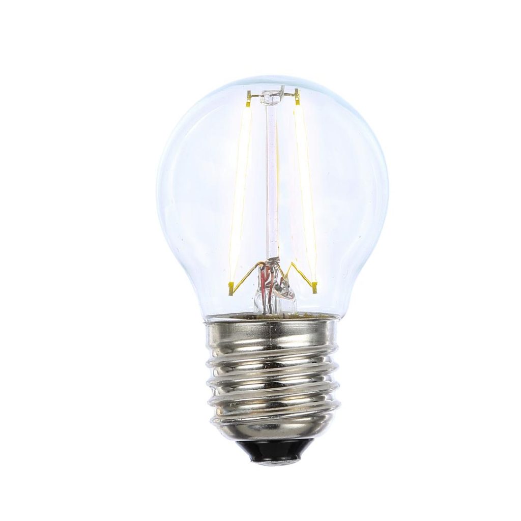 Aneta krone 2w led filament e27, klar