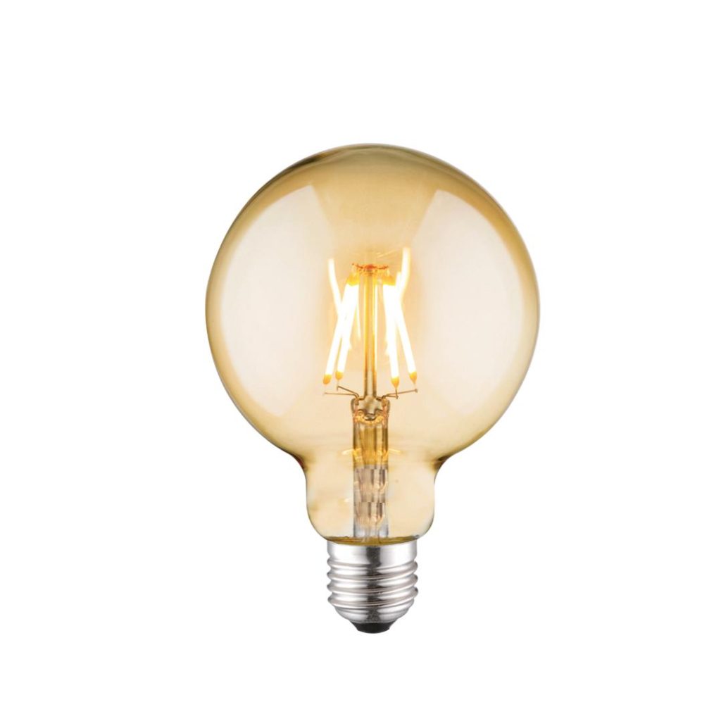 Aneta globe g95 4w led filament e27 dimb