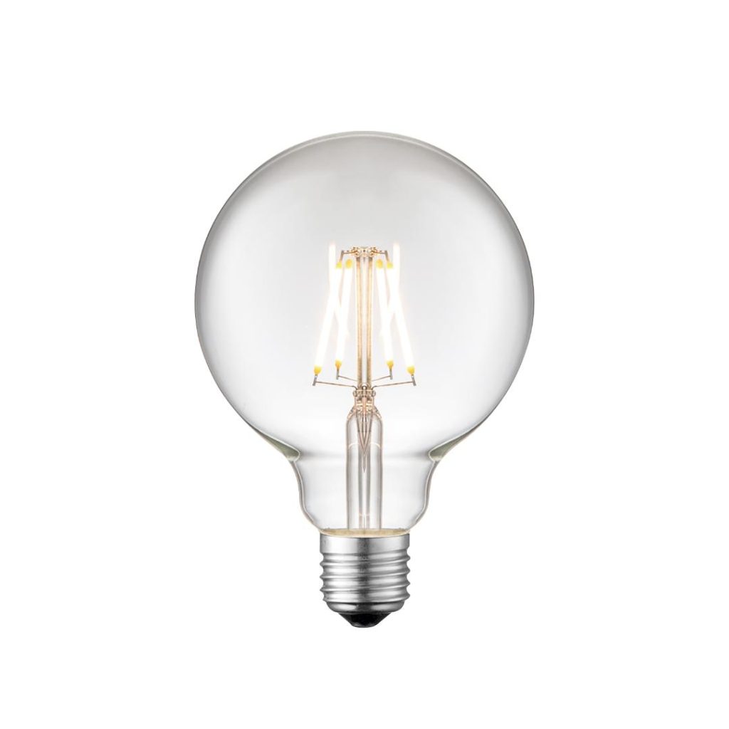 Aneta globe g95 4w led filament e27 dimb
