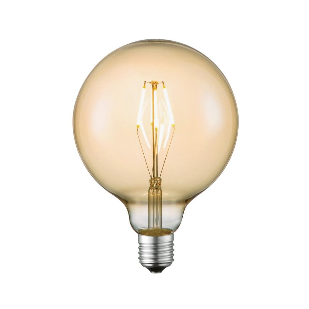 Aneta globe g125 4w led filament e27 dim