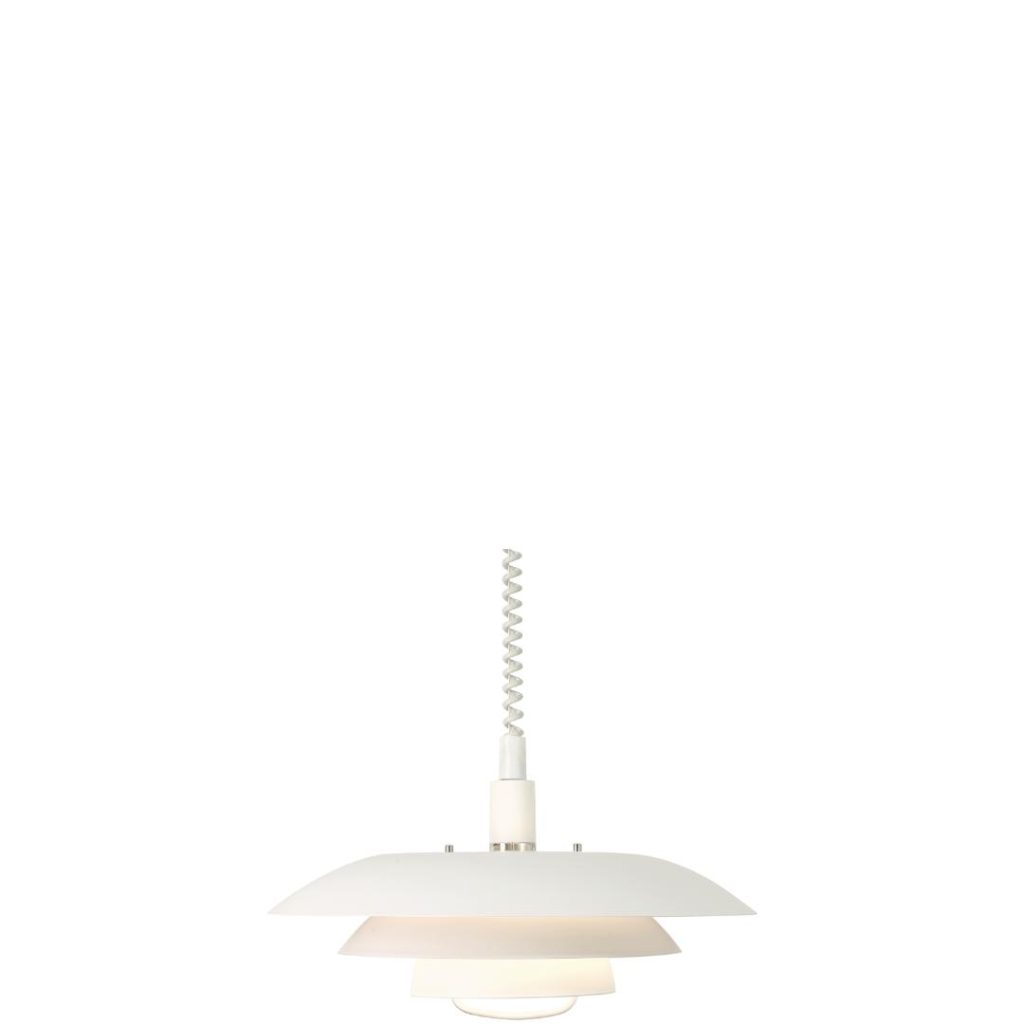 Epsilon taklampe med heis hvit e27 detal