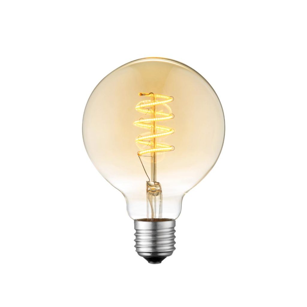 Aneta globe g95 6w led filament dimbar s