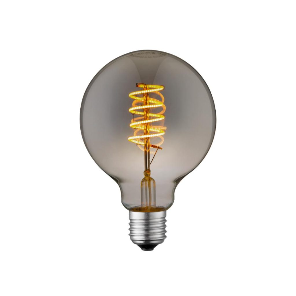 Aneta glob g95 e27 6w led spiral dimbar