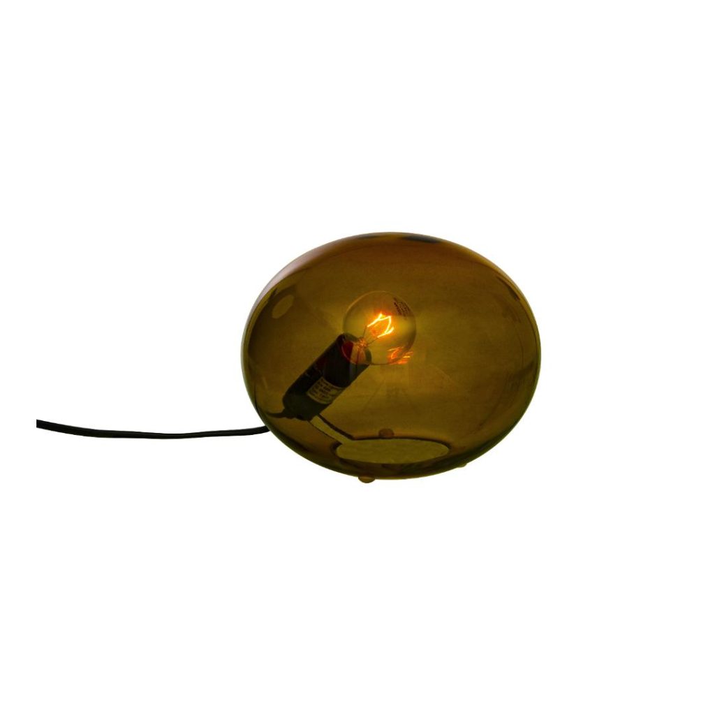 Globus bordlampe 18cm brun e14