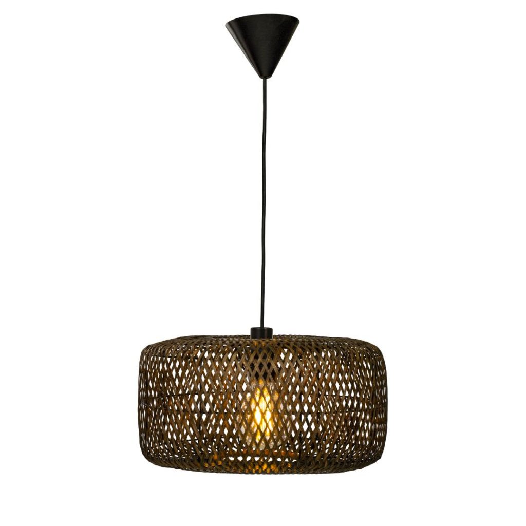 Savanna taklampe ø40 brun e27