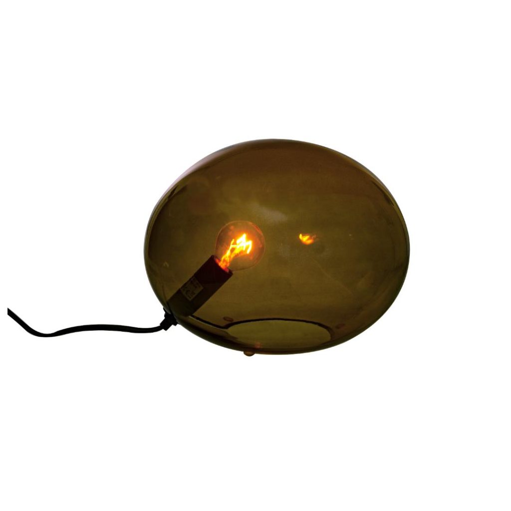 Globus bordslampa 24cm brun e14