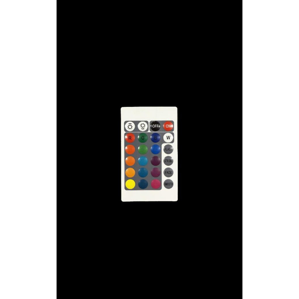 Fungi bordlampe oppladbar rgb klart inkl