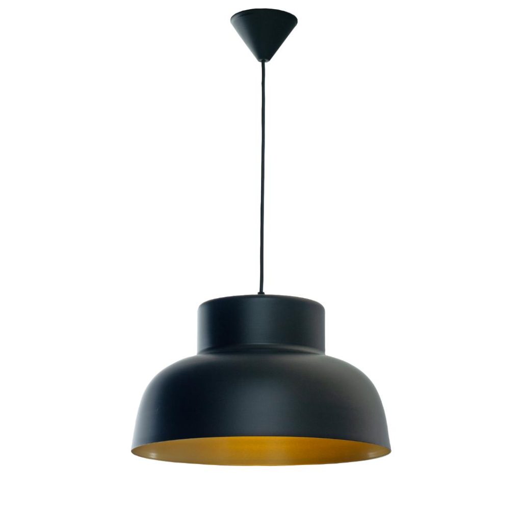 Bessie taklampe. svart e27