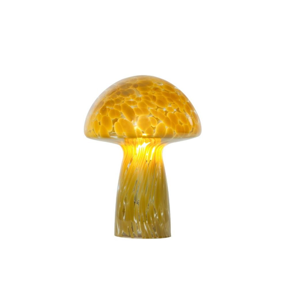 Mushi bordlampe liten beige e14