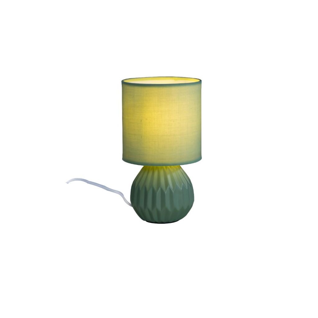 Charlotte bordlampe grønn e14 inkl. teks