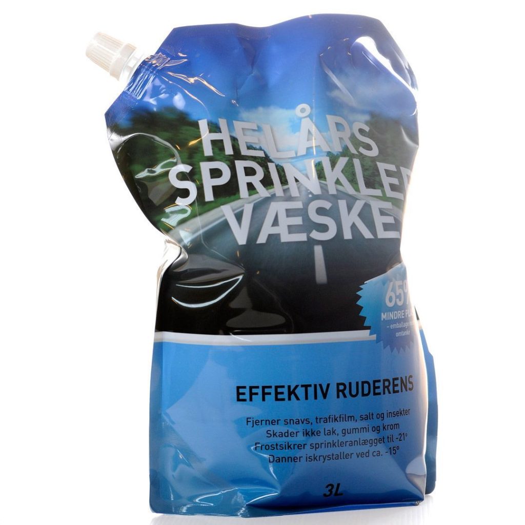 Spylevæske -15 grader 3 liter pose