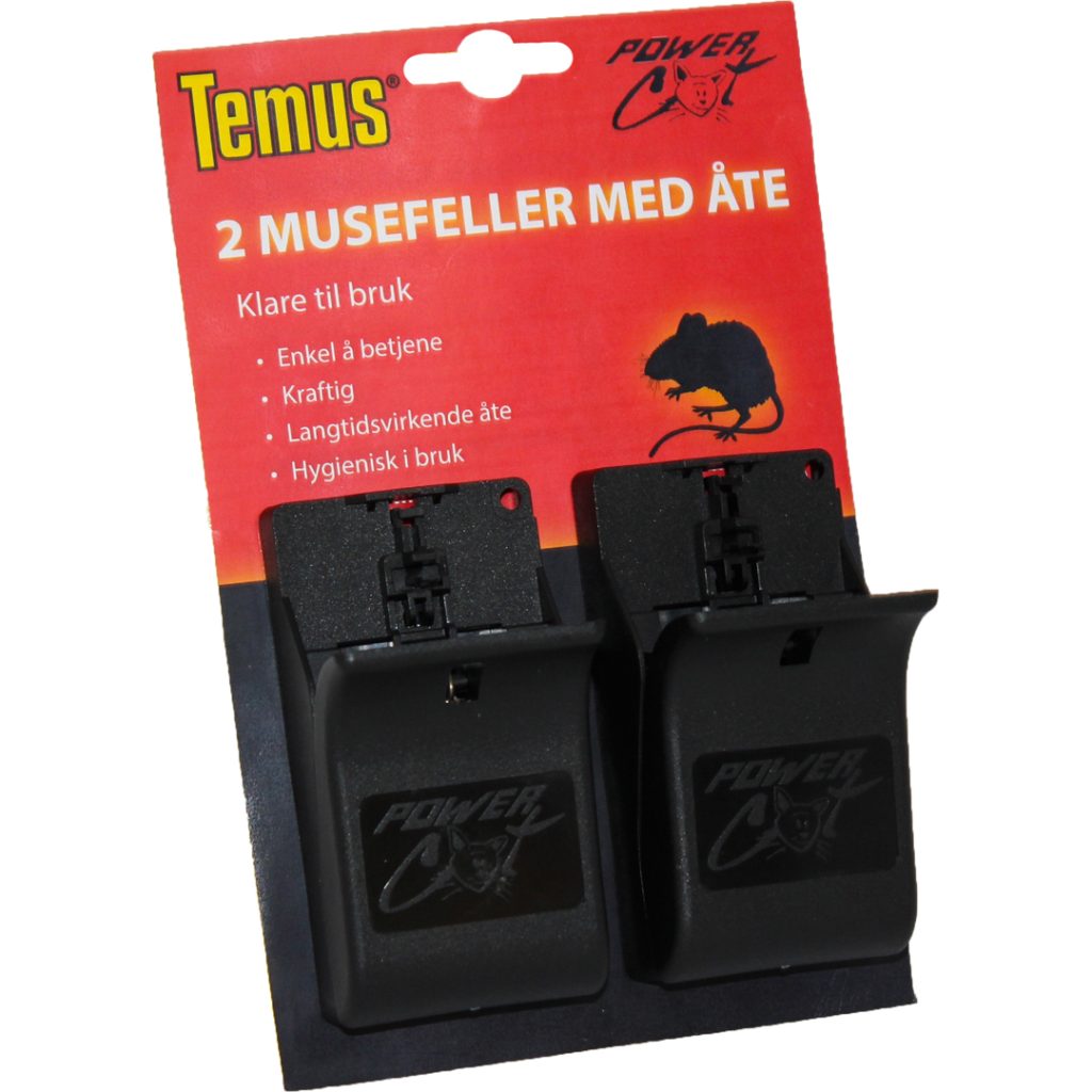 Musefeller powercat m/åte 2pk