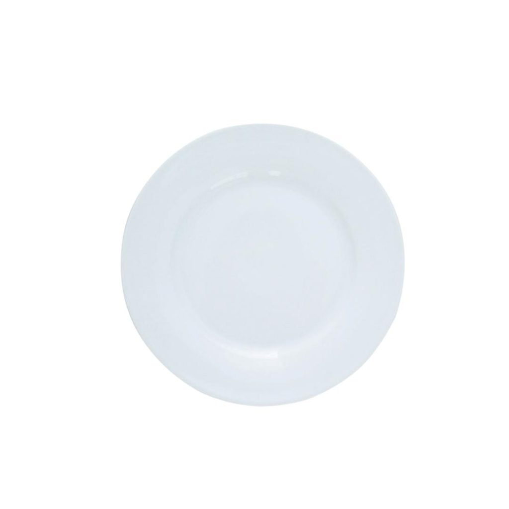 Hvit asjett 19 cm