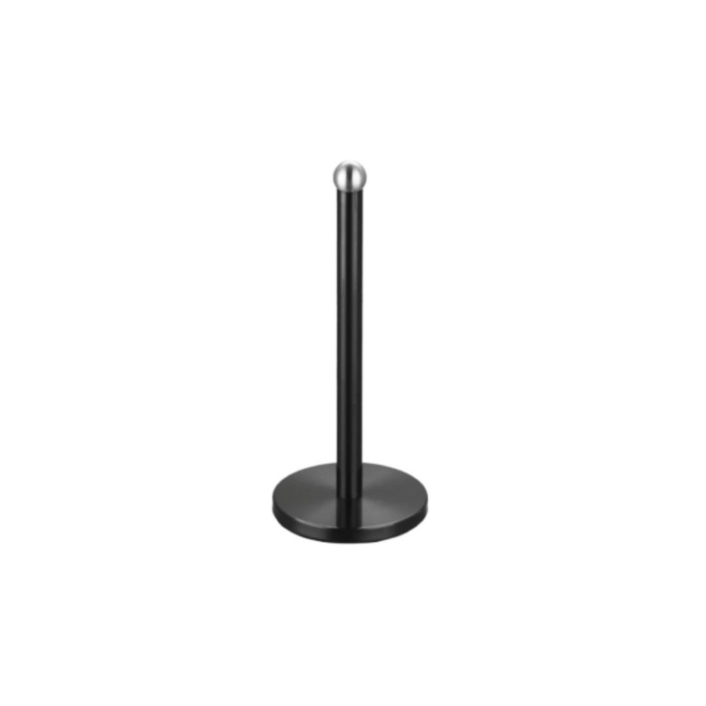 Kjøkkenrullholder sort matt h34 cm
