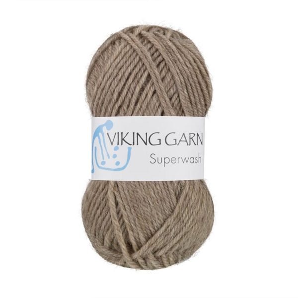 Viking Superwash, farge 105 Beige Melert