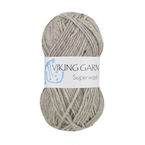 Viking Superwash, farge 113 Lys Grå