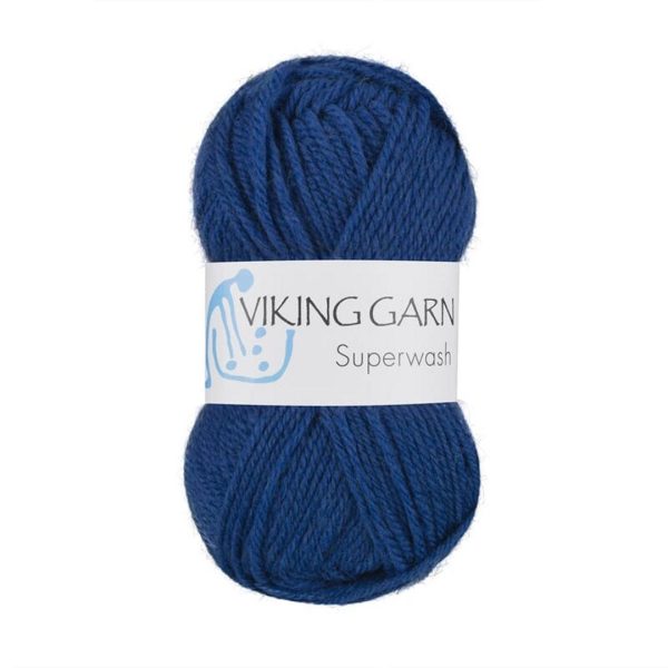 Viking Superwash, farge 125 Kongeblå