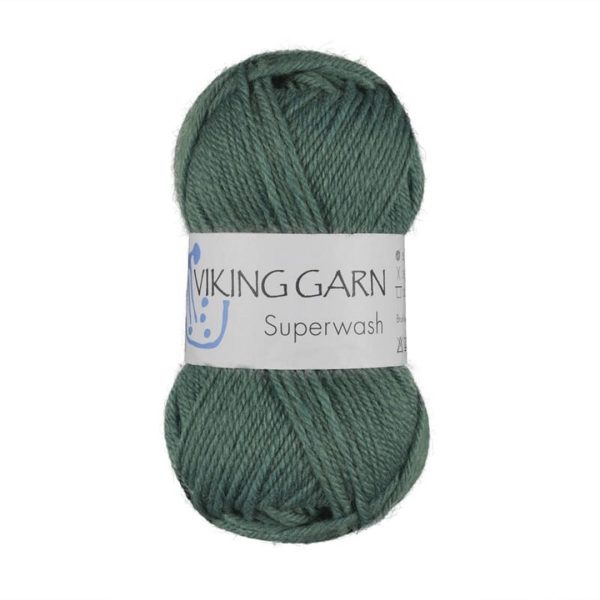 Viking Superwash, farge 134 Blågrønn