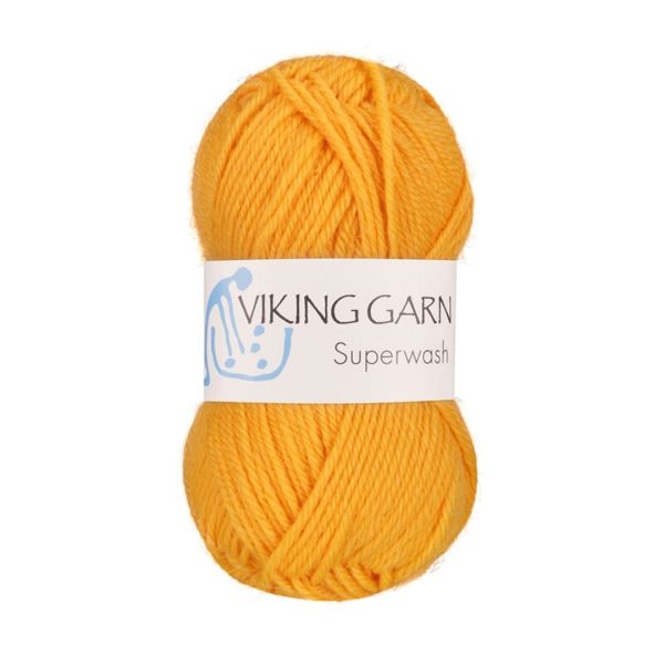 Viking Superwash, farge 145 Gul