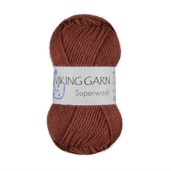 Viking Superwash, farge 153 Tobakk