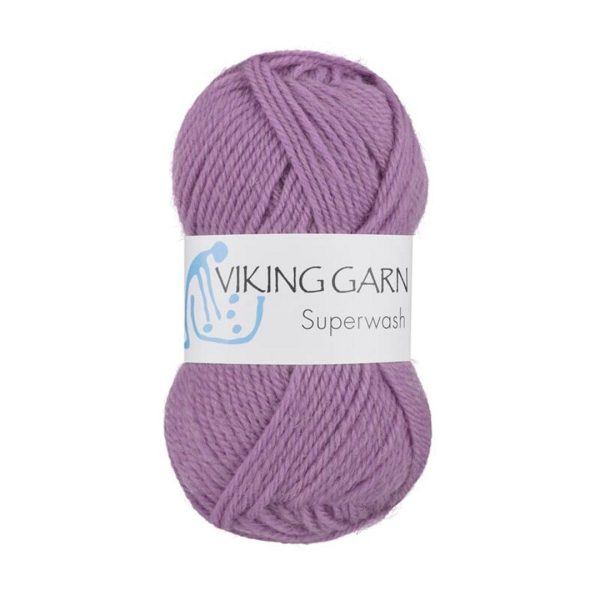 Viking Superwash, farge 177 Lilla