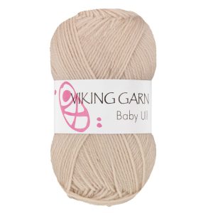 Garn viking baby ull 307 beige