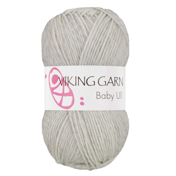 Viking Baby Ull, farge 312 Perlegrå