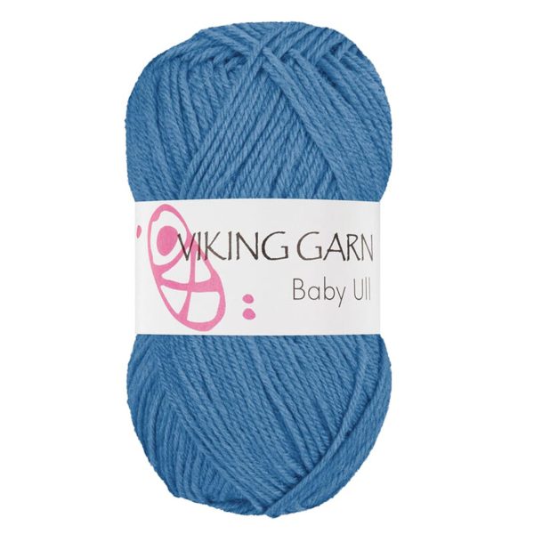 Viking Baby Ull, farge 323 Blå