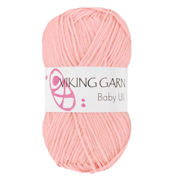 Viking Baby Ull, farge 347 Lys Aprikos