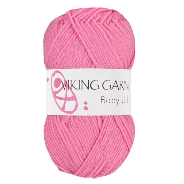 Viking Baby Ull, farge 361 Cerise
