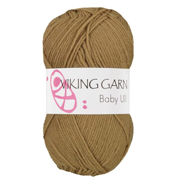 Viking Baby Ull, farge 374 Brungrønn