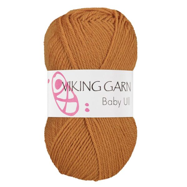 Viking Baby Ull, farge 375 Okergul