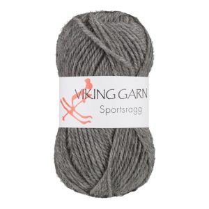 Garn viking sportsragg 530 mørk grå