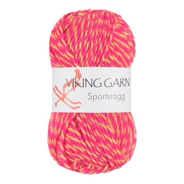Viking Sportsragg, farge 557 Multi Rosa Gu